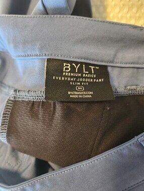 Men's BYLT Everyday Jogger Slim Fit Pant Size 34